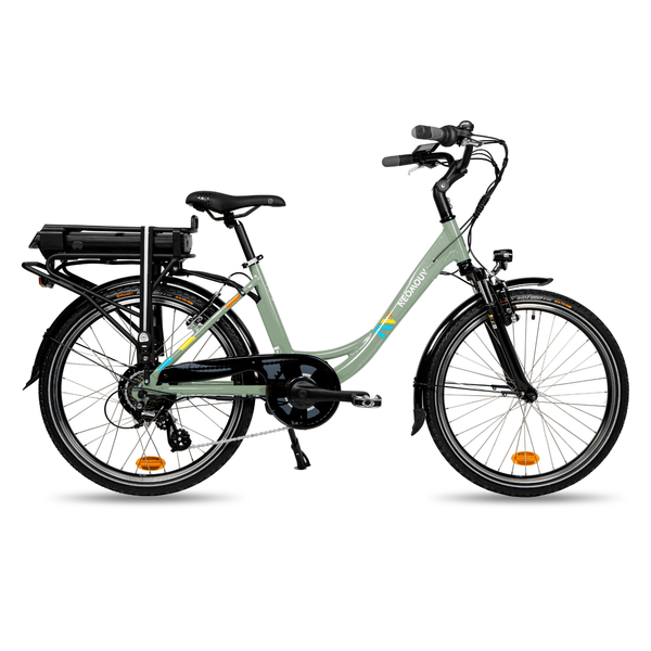 Neomouv Facelia Petite Step Through Electric Bike 250W 24"  neomouv 468Wh (35-50 Miles per Charge) 39cm Green