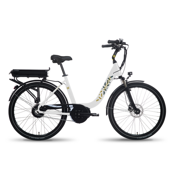 Neomouv Kalyso 2 Hydraulic N7 Mid Drive Step Through Electric Bike 250W  neomouv 468Wh (35-50 Miles) 46cm White