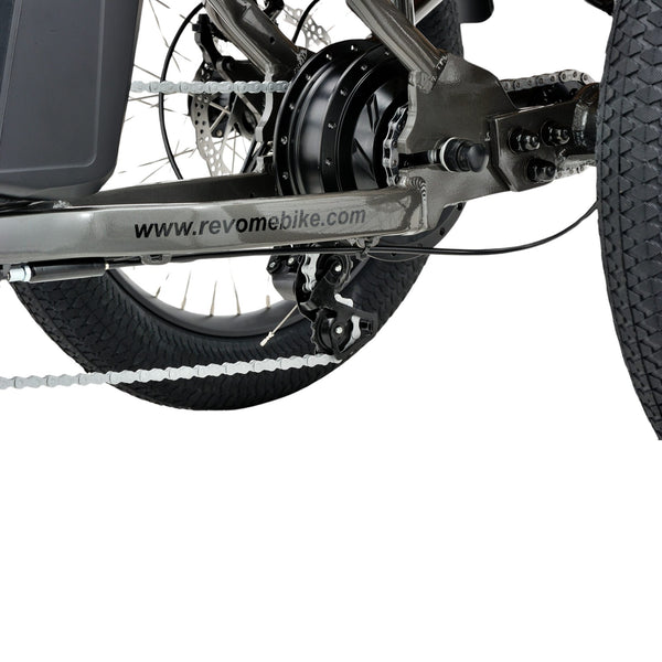 Revom T1F Folding Electric Tricycle 250W | Urban Cargo Trike revom