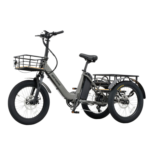 Revom T1F Folding Electric Tricycle 250W | Urban Cargo Trike revom