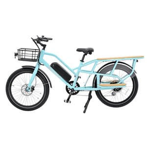 Revom eCargo Electric Cargo Bike 250W  revom Blue Add 1 Rear Seat (+£20) 