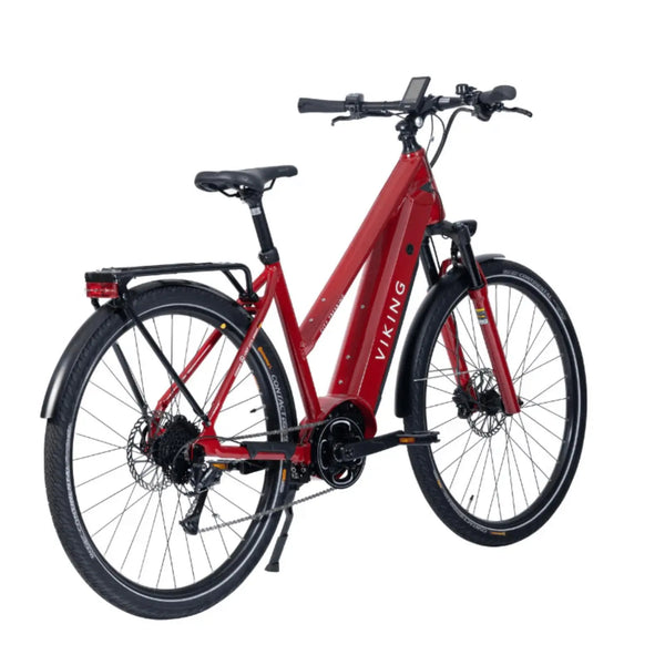 Viking City Trekking Comfort Step Through Electric Bike Red 250W/48V  viking   