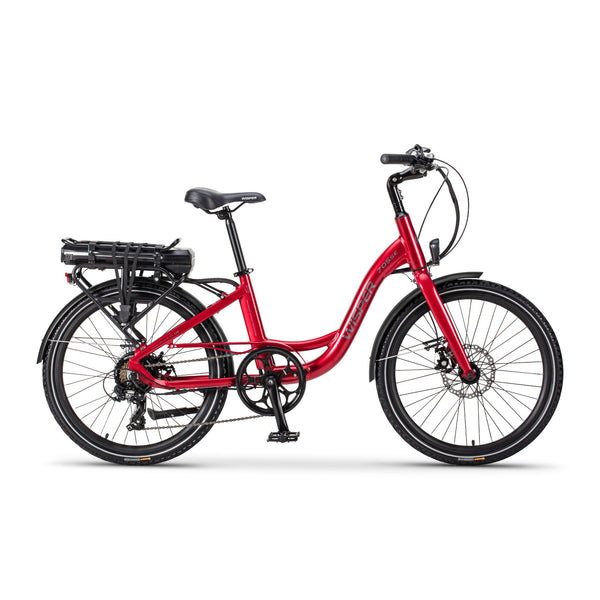 Wisper 705 Step Through Electric Bike 250W Red | 24" Wheels wisper