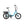 Wisper 806 Folding Step Through Electric Bike Blue 250W wisper