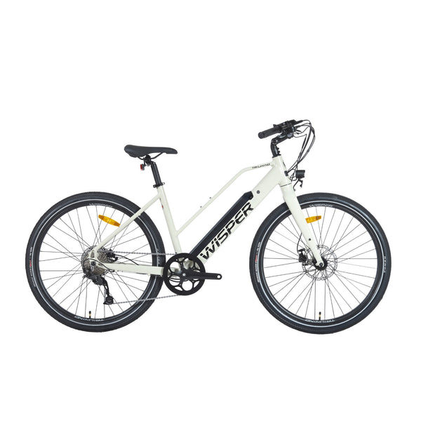 Wisper Tailwind City Low Crossbar Electric Bike 250W wisper Stone 540Wh [70 Mile Range]