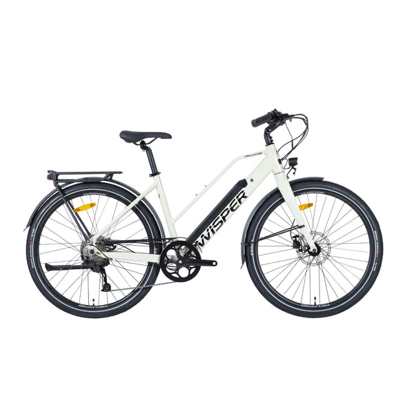 Wisper Tailwind Comfort Low Crossbar Electric Bike 250W wisper Stone Full Throttle 360Wh [50 Mile Range]