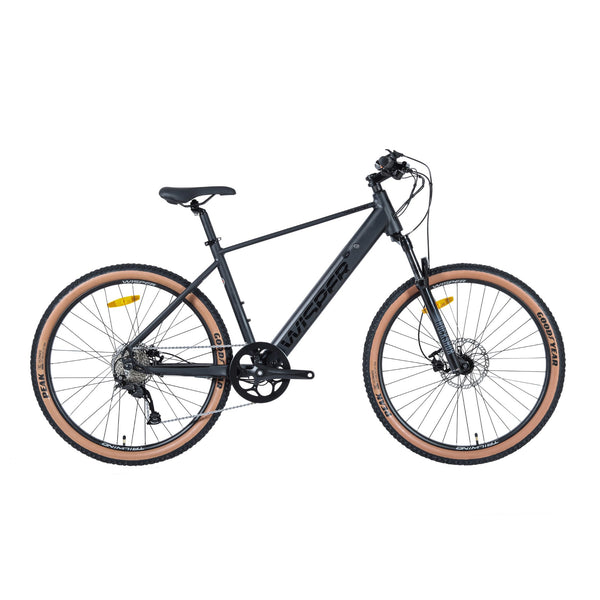 Wisper Tailwind Trail Crossbar Electric Bike 250W wisper Black 360Wh [50 Mile Range]