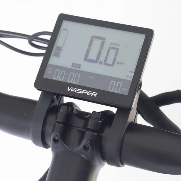 Wisper Wayfarer M7 Mid-Drive Crossbar Electric Bike Iridium Silver 250W | 450Wh Battery wisper