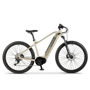 Wisper Wayfarer M7 Mid-Drive Crossbar Electric Bike Iridium Silver 250W | 700Wh Battery wisper No Front Rack Mountain Pedal Assistance (Standard)